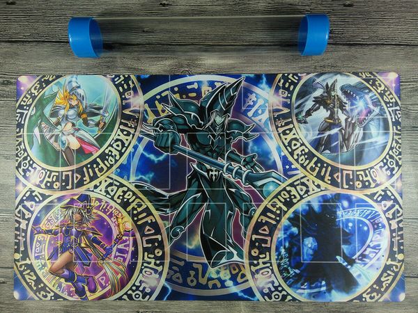 Темный волшебник палуба Yugioh Правило 4 Картовые зоны Зоны TCG Playmat Mat Бесплатная лучшая трубка