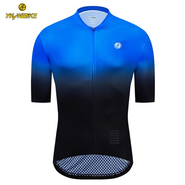 

ykywbike v collar cycling jersey summer mtb bike sportswear short sleeve bicycle clothes cycling clothing, Black;red