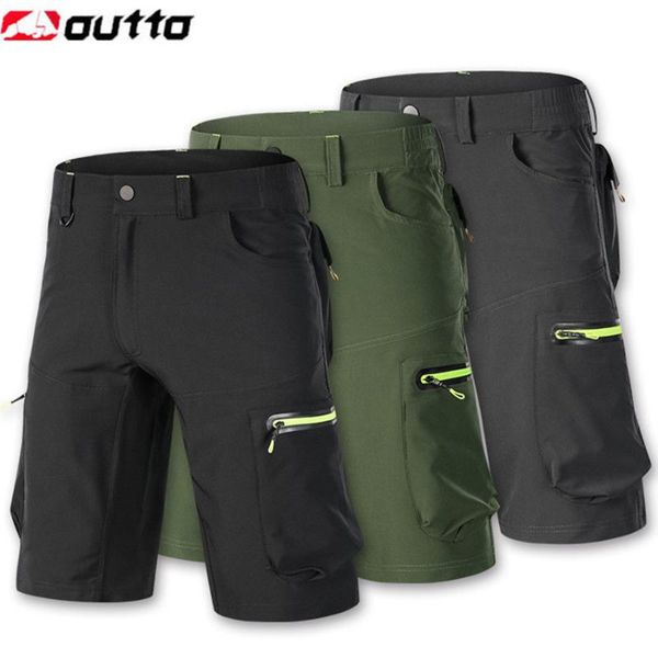 

cycling shorts outto summer men's mountain bike downhill breathable loose fit mtb bicycle outdoor sports m-5xl, Black
