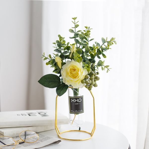 

decoration of table in northern europe decoration of flower plastic flower bouquet small