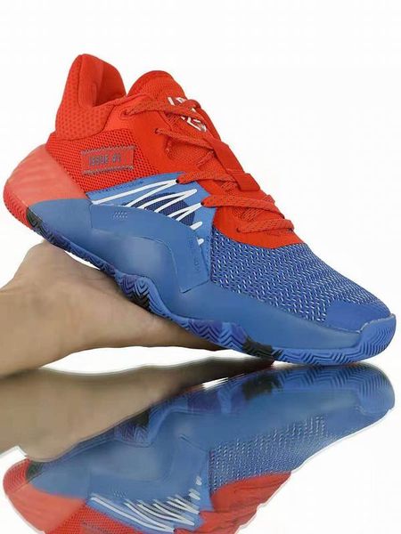

men donovan mitchell don issue #1 spida shoes red blue sneaker, Black