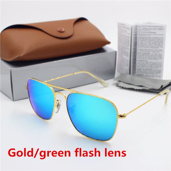 Acheter Nouveau Créateur De Mode De Haute Qualité Carrée Cadre Métallique De Lunettes De Soleil De Marque YXVAXL Lentille Miroir Vert Oeil De Acheter Nouveau Créateur De Mode De Haute Qualité Carrée Cadre Métallique De Lunettes De Soleil De Marque YXVAXL Lentille Miroir Vert Oeil De