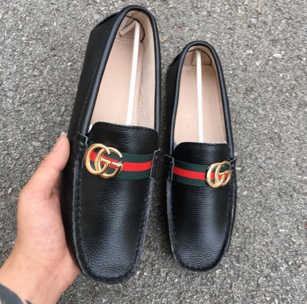 

Мужские туфли из натуральной кожи роскошные повседневные туфли лоферы слип на ит