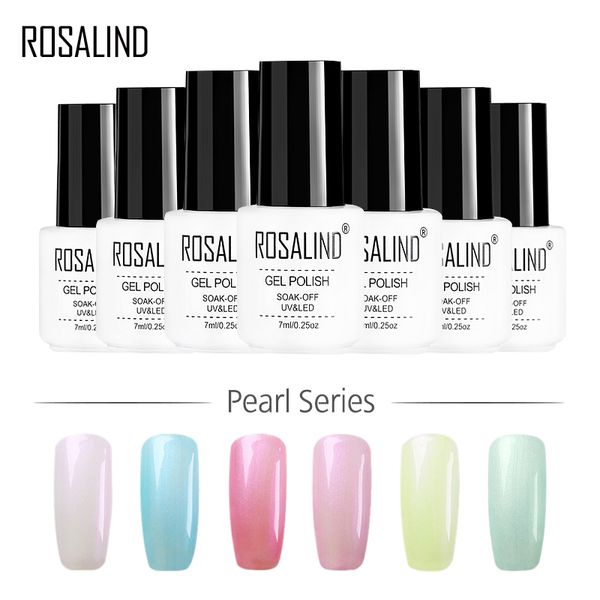 

rosalind gel 1s pearl color series gel nail polish for nail extension uv led varnishes primer design manicure art