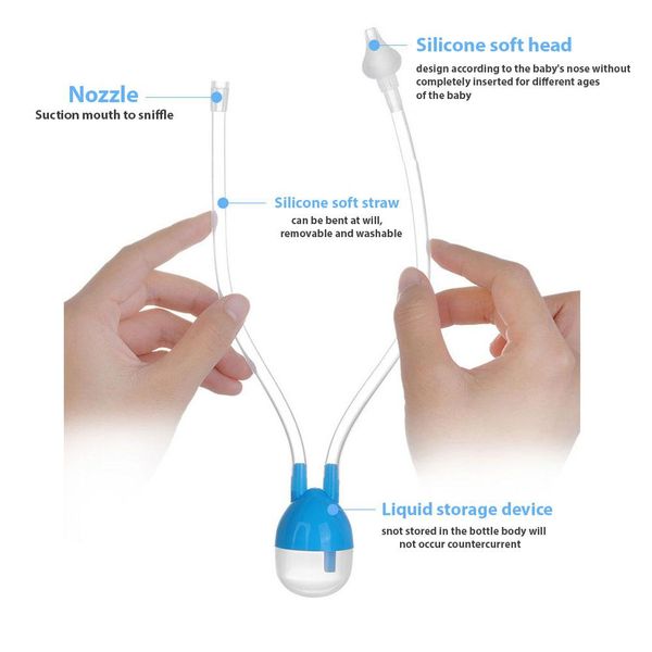 

kidlove anti-reflux vacuum suction nasal aspirator safe nose cleaner