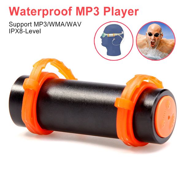 

ipx8 waterproof mp3 player 4gb/8gb swimming diving music players underwater sports mp3 player earphone for swimming