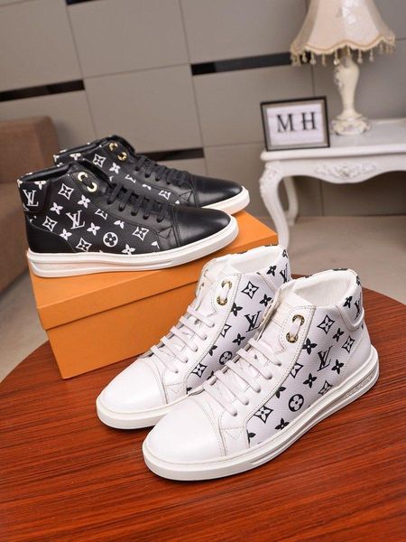 

kae21new limited edition french series high-end men s casual shoes, men s boots fashion sports shoes, original shoebox delivery 38-44, Black