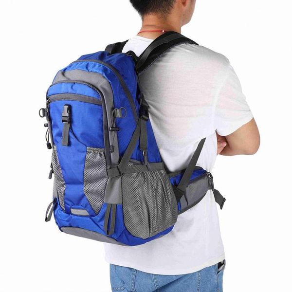 

40l outdoor sports bag lightweight double shoulder bag men women travel hiking climbing camping backpack sports pack