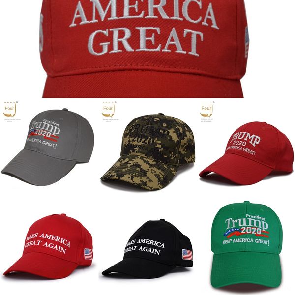 

qujbq trump camouflage cap baseball party cotton hatflag embroidered outdoor sunshade adjustable hat 2020 snapback trump favor, Blue;gray