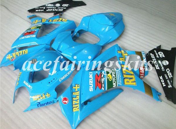 

4 gifts new abs motorcycle full fairings set fit for suzuki gsx-r1000 k7 2007 2008 07 08 bodywork set custom sky blue