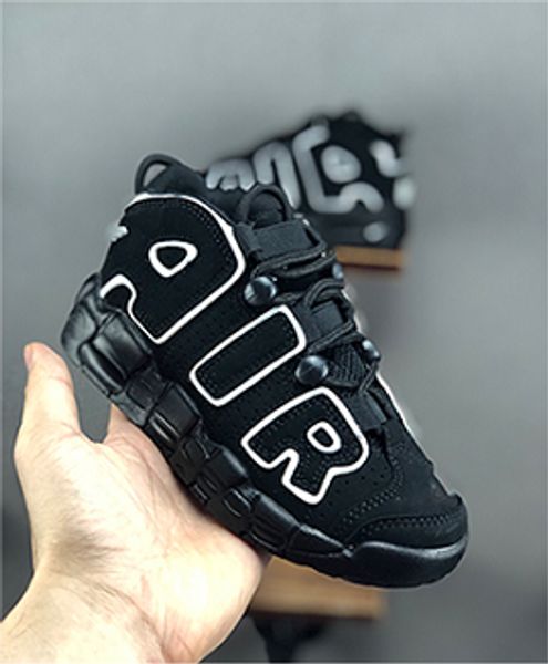 

online toddler new 96 qs olympic varsity maroon kids basketball shoes for 3m scottie pippen uptempo boys girls sports shoes sneakers 28-35, Black