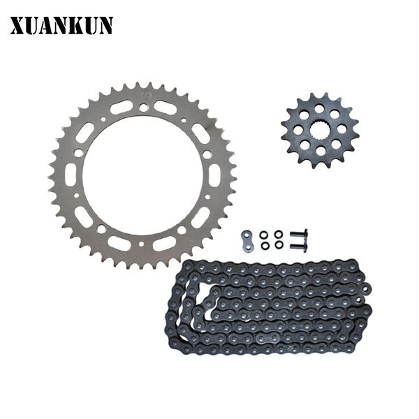 

xuankun motorcycle accessories lx650 sets of chain cr9 with oil seal chain / plate
