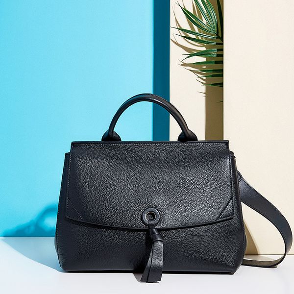 

new fashionable litchi pattern single shoulder bag handbag