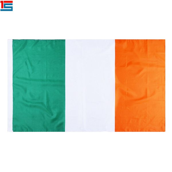 

digital printing ireland flag 90 x 150 cm polyester national country flag banner with two grommets