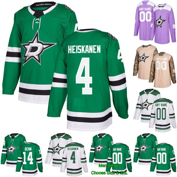 

Stars Jamie Benn Alexander Radulov Jason Spezza Ben Bishop Miro Heiskanen Anton Khudobin Devin Shore Esa Lindell Klingberg Jersey