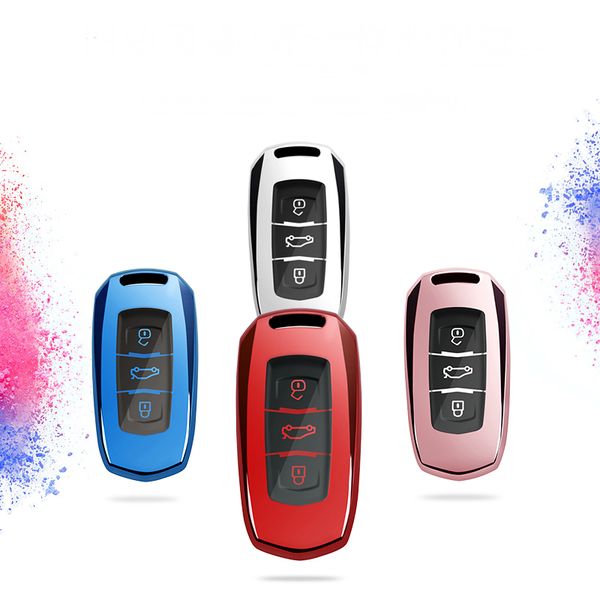 

beautiful new black material soft tpu car remote key case for geely atlas boyue nl3 ex7 emgrand x7 emgrarandx7 suv gt gc9 borui