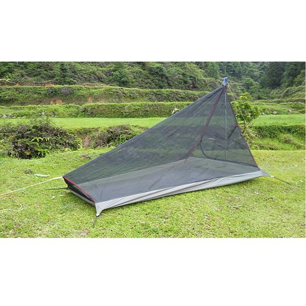 

ultralight outdoor camping tent with mosquito net summer 1 - 2 person travel beach single tents 0.56kg