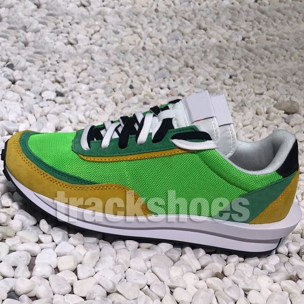 

sacai ldv waffle varsity blue green gusto black safety orange athletic shoes for men women fashion designers racer sports shoe eur36-45