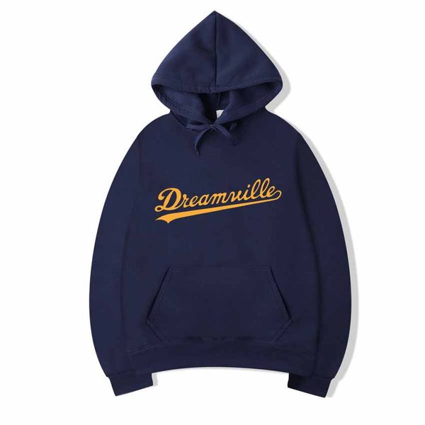 

2019 new hoodies men hip hop dreamville j cole logo hooded swag letter dv fleece j cole hoodie winter hoodies men pullover, Black