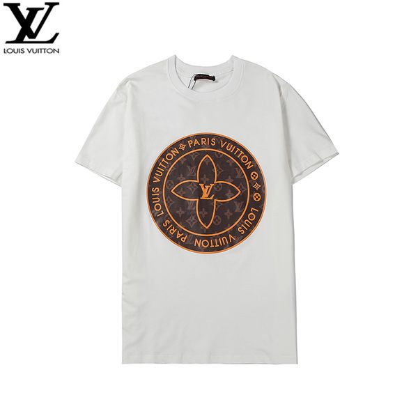 

2020 summer street wear t-shirts men luxury brand tshirt sweaters mens casual tee shirt fashion floral print crew neck cotton tshirt m-4xl, Black;brown