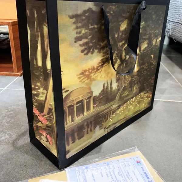 

designer- original designer handbag gift bag luxury handbags purses women handbag shoulder bags parts accessories gift bags+receipt, Black