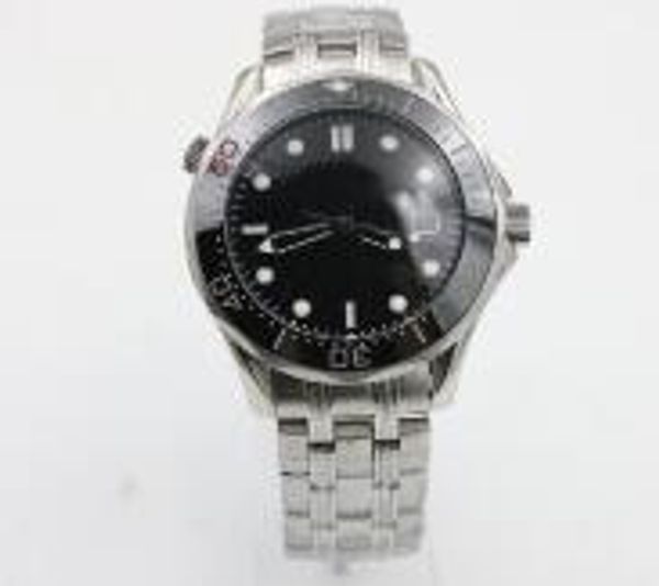 

watches men ceramic rotating bezel glass back automatic professional wach co-axial planet ocean watches men dive wristwatches, Slivery;brown