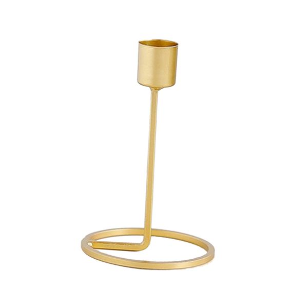 

vintage iron candle holder candlestick tealight wedding party home decor gold