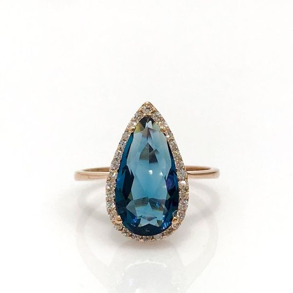 

anturaj drop sapphire special design silver ring, Golden;silver