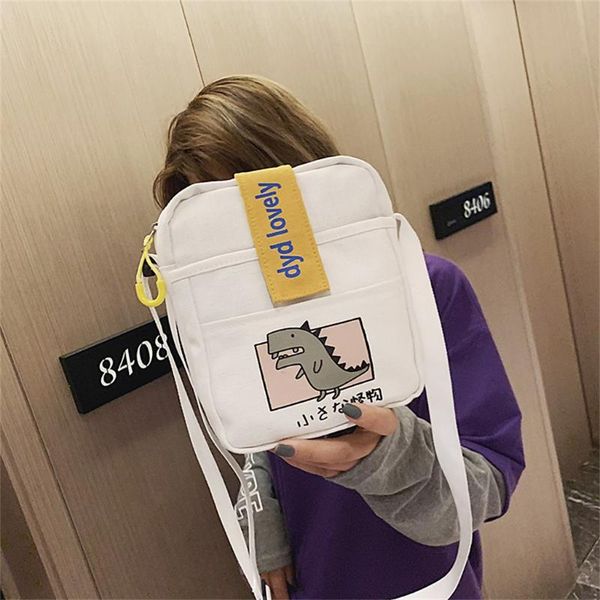 

сумки женская мода zipper pure color повседневный tote открытый сумка мягкая холст сумка мультфильм симпатичные письмо печати shoulder bag