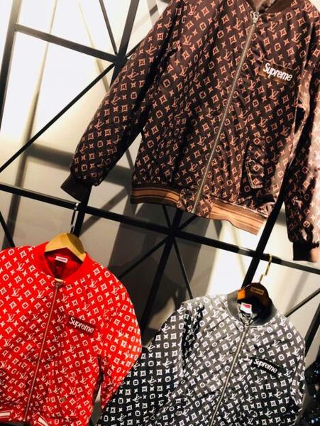 

New winter jacket down cotton jacket men women winter feather overcoat jacket warm coat a2 13 upreme, Black;brown