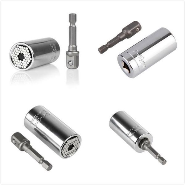 

7-19mm universal torque wrench head set socket sleeve power drill ratchet bushing spanner key magic multi hand tools oc26