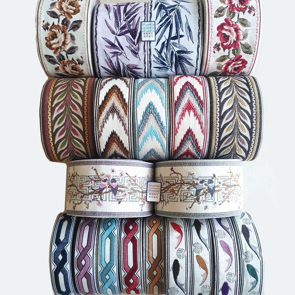 

1m vintage, wide laced accessories, ribbon, diy curtain, garment accessories, chinese wind lace fabric hb158, Pink;blue