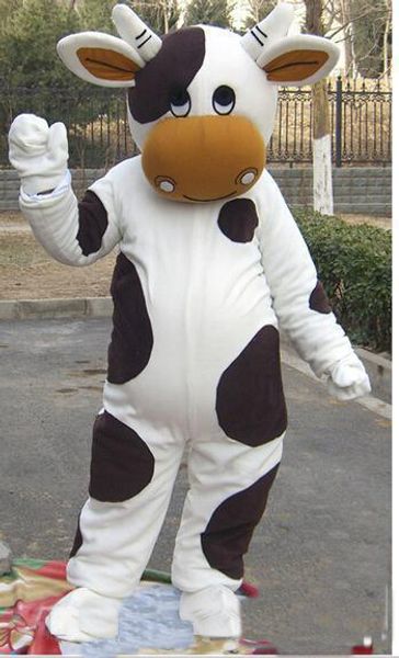 2019 venda quente vaca mascote personagem de desenho animado traje personalizado produtos feitos por encomenda (s.m.l.xl.xxl) frete grátis