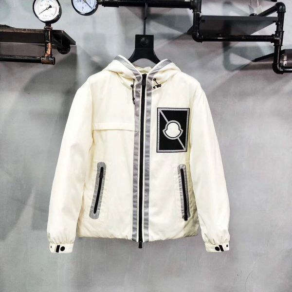 

2020 parkas down jacket winter new 3dm reflective luminous stripes male hooded padded windproof warm street trend hip hop coat, Black