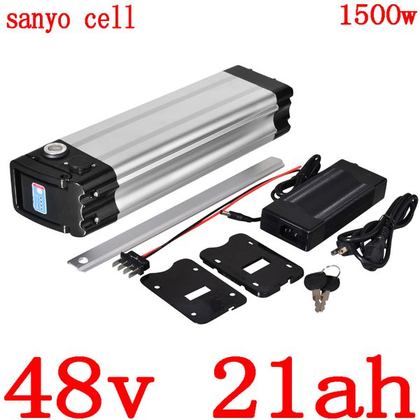 

48v 1000w 1500w battery 48v 20ah battery electric battery48v 10ah 10.5ah 14ah 17.5ah 18ah 21ah lithium battery use sanyo cell