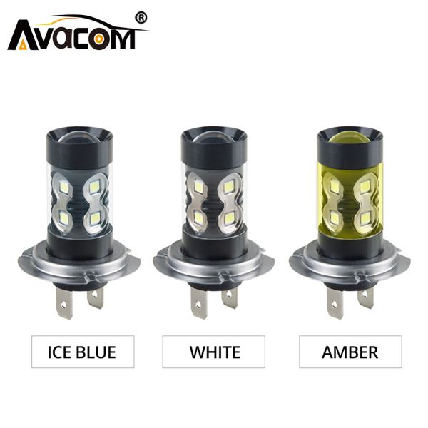 

2 pcs led lamp h11 car fog light led h8 9005/hb3 9006/hb4 h3 psx24w h10 6000k 12v 24v auto daytime fog lamp neblineros para