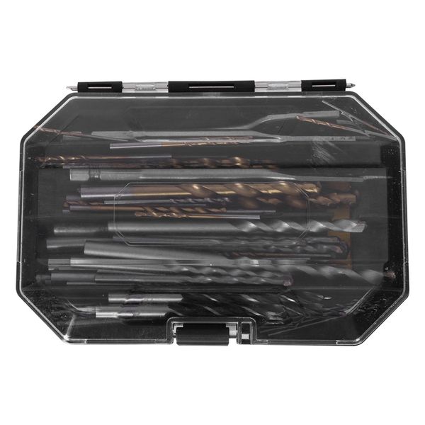 

gtbl 69 piece mixed drill set durability twist design universal titanium pilot point high torque precision drill bit set