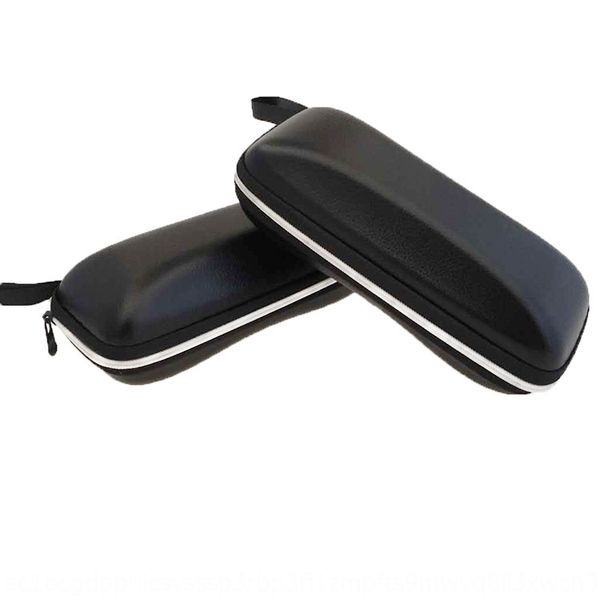 

anti-pressure sun pu packing black zipper box waterproof case glasses case leather glasses box