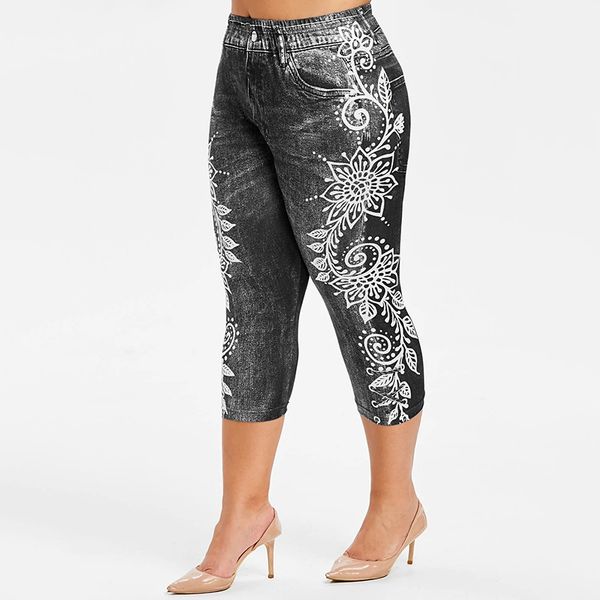 

women's slim sport jeans pants female sport fitness bodybuling running yoga pant athletic high waist 3d print leggings stretchy, White;red