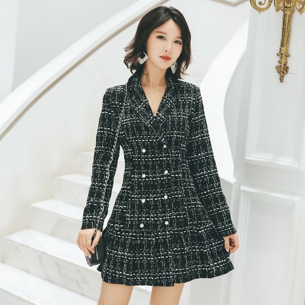 

fat sister plus size women's clothing plus fertilizer to increase 100 kg autumn and winter new small fragrance ladies coat, Black;brown