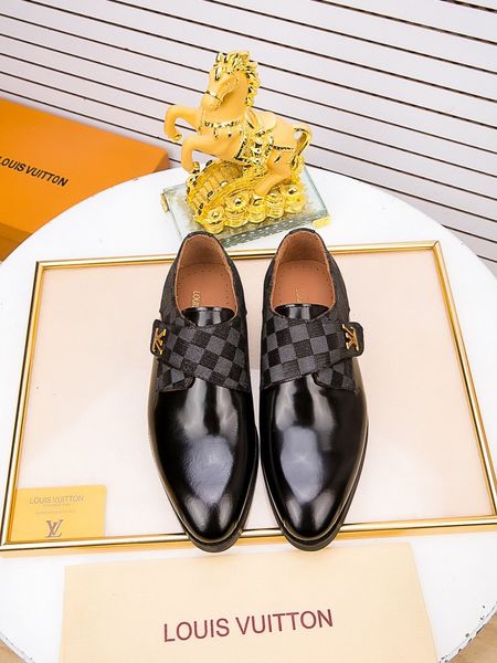 

high-end luxury fashion stardesigner men's brand party dress casual shoes business wedding retro shoes triple platform men's shoes