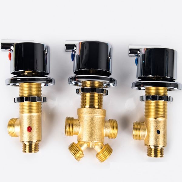 

mttuzk and cold water brass switch valve for bathtub faucet shower mixer, 3pc set bathtub faucet ,bath control valve
