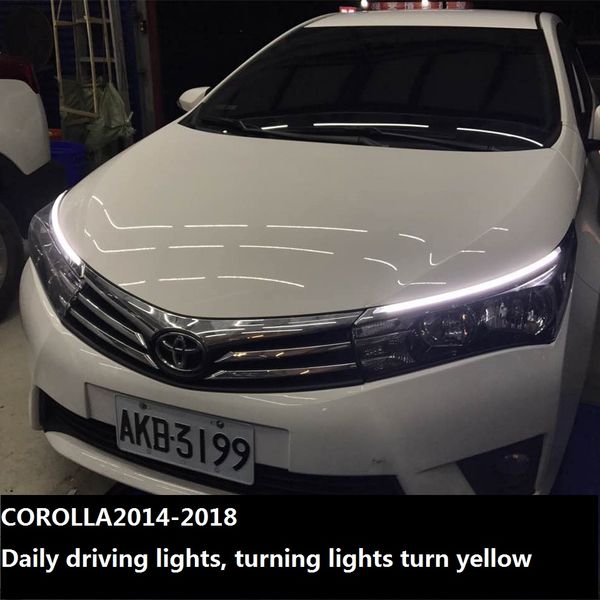 

2 pieces cross-border led headlamp for carola overseas edition 2014-2018