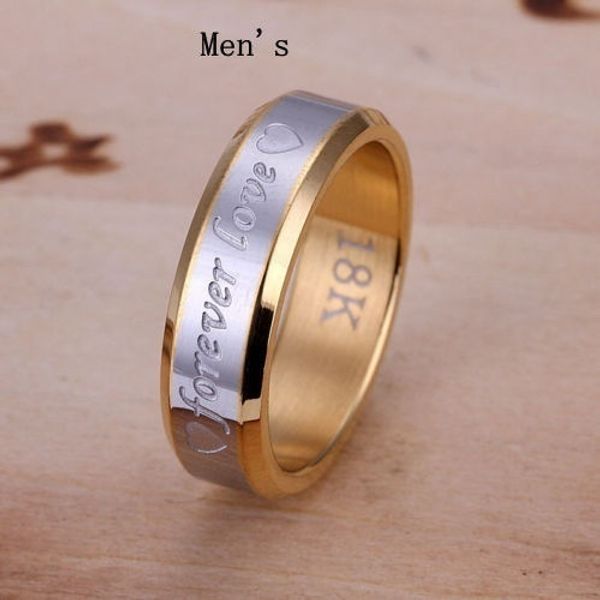 

han edition fashion lovers buddhist monastic discipline classic romance forever love forever love 925 silver steel ring 405