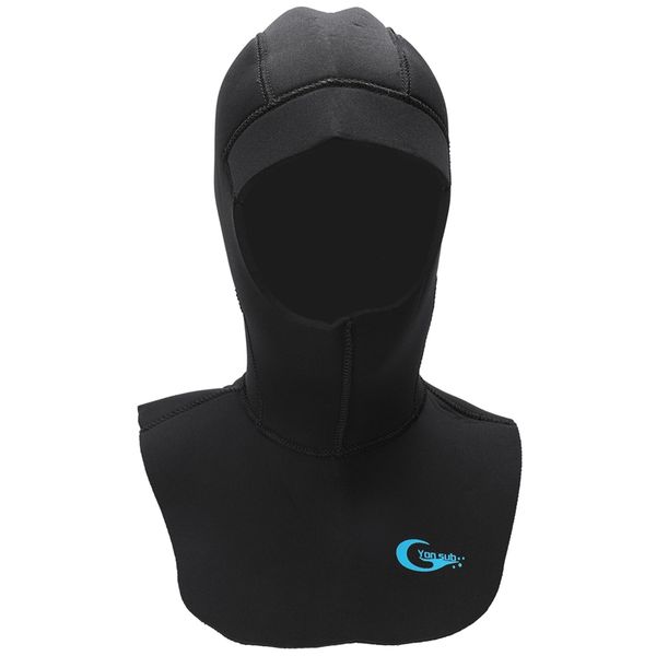 

yonsub 5mm neoprene scuba diving hood with shoulder keep warm hat caps snorkeling equipment wetsuit hood
