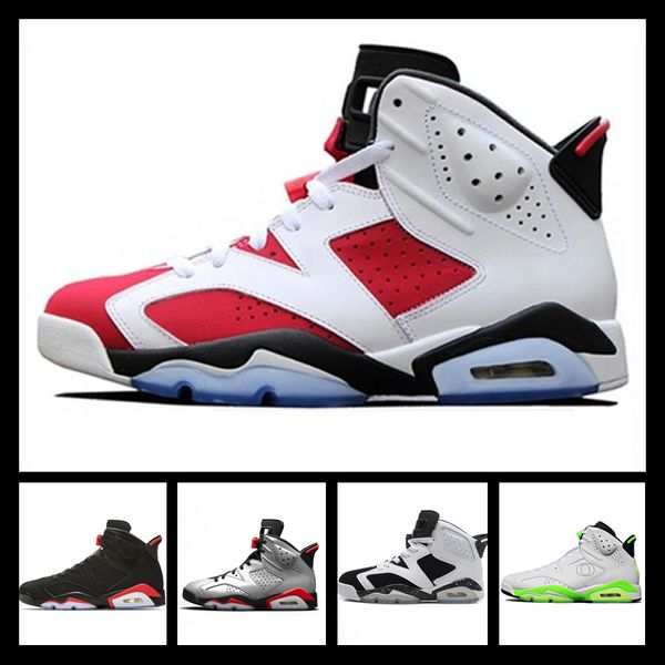 

2019 black infrared flint 6 6s basketball shoes us 7-13 men mens tinker black cat gatorade green carmine sneakers trainers