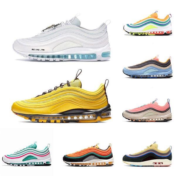 

fashion men women running shoes jesus triple white black bred sunburst south beach mens sneakers trainers sports chaussures size 36-45