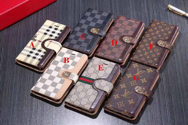 

designer phone case wallet leather case for iphone 11 pro max case with card slot luxury protection cover shell for samsung s10 note10