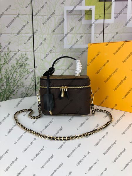

m42265 nice bb m45165 vanity pm handbag purse women cowhide leather canvas vanity case crossbody shoulder bag sell