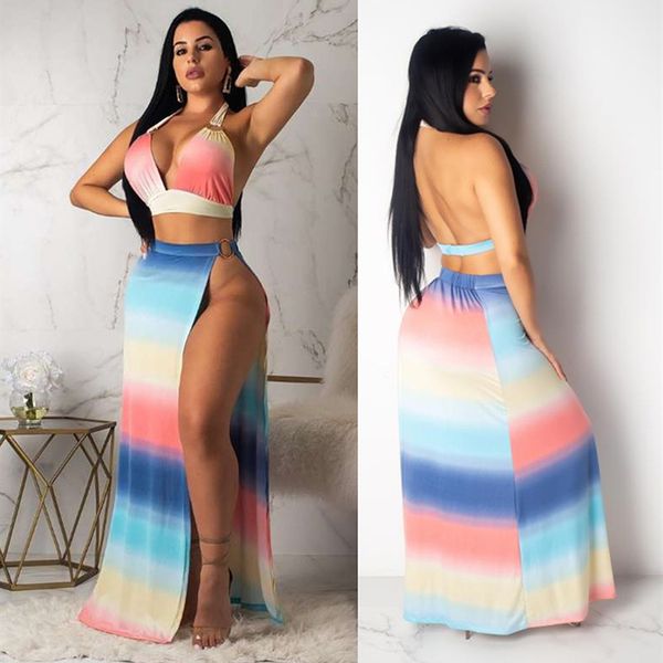 

print women irregular skirt two pieces set outdoor soft suits patchwork street wear outfit plus size, White